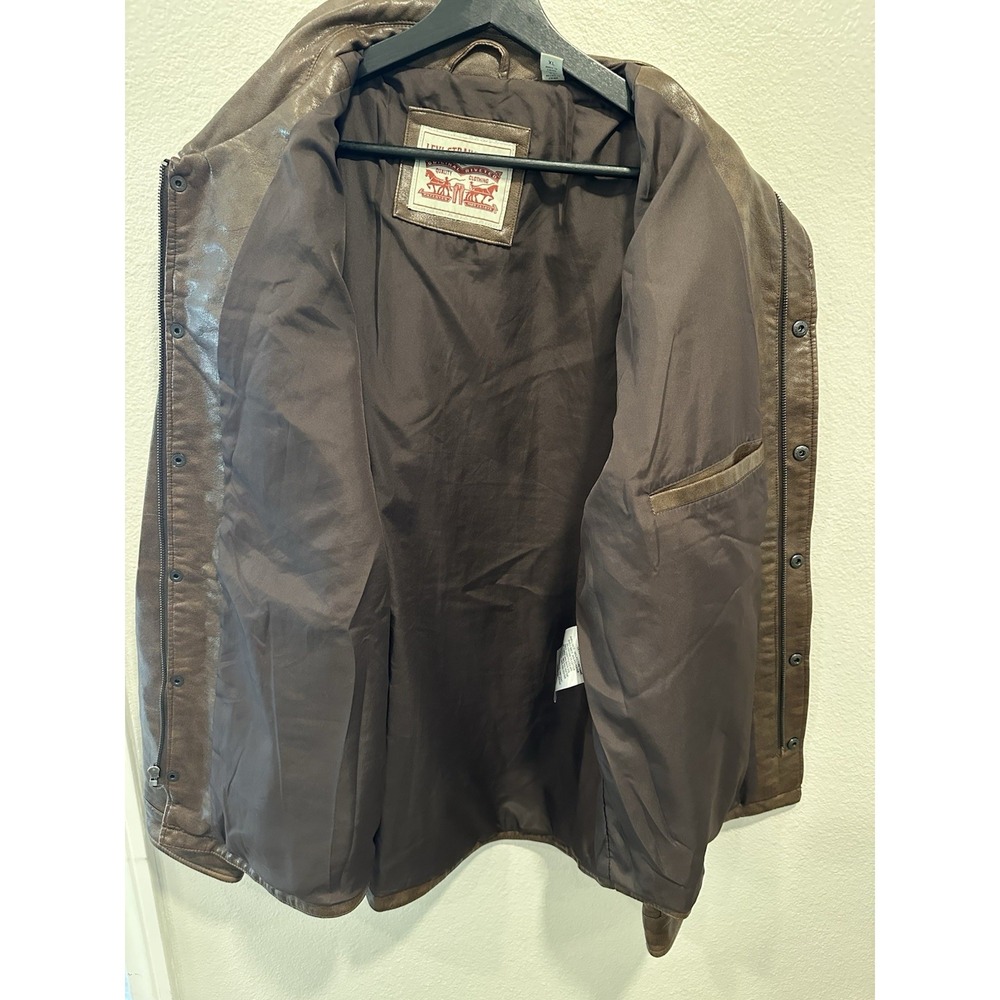 Levi Strauss & CO. Faux Brown Jacket Men's Size XL - Picture 10 of 15